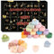 Duftkerzen Adventskalender 2024, 24 Tages Weihnachts Countdown Kalender Mit Duftkerzen Weihnachts AdventskalenderSet Für Damen Und Herren
