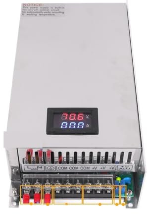 Adaptador de Fuente de alimentación conmutada Pantalla Digital Ajustable 500W 600W 1000W Fuente de alimentación 0-12V 15V 24V 30V 36V 48V 60V 72V 85V 90V 150V 200V AC a DC Smps(0-30VDC,1000W)