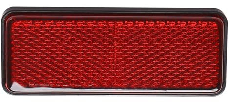 LDUTIU Rear Motorbike Quad Scooter Bike Reflector Number Plate