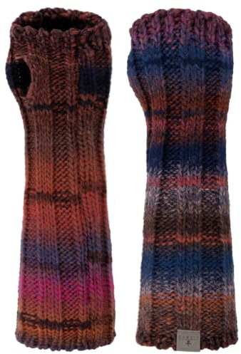 Lierys Kalalita Knitted Fingerless Gloves Arm Warmers Schurwool Blend Made in Germany Women Autumn Winter