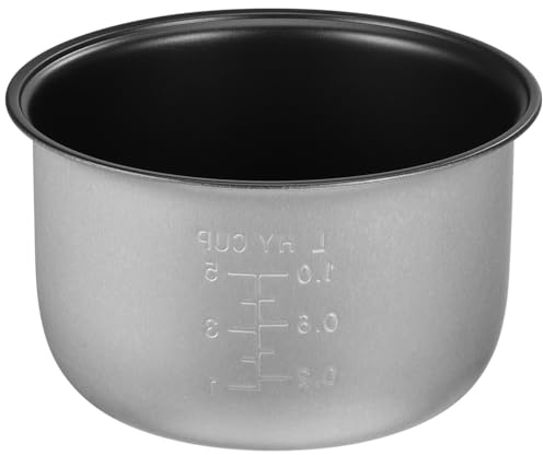 Healifty Repuesto De Olla Arrocera Interior De Aluminio Antiadherente con Escala para CoccióN Precisa Olla Interior para Cocina DoméStica 1.8L