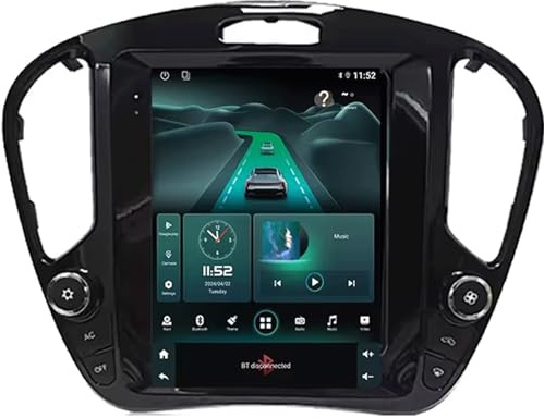 Android 14Car Radio für Nissan Juke 2011-2018 9 inch Touch tragbar Android Auto Display, BT//Mirror Link, Voice Control/KarteNavigationsgeräte(4Core 8227 2GB+32GB)