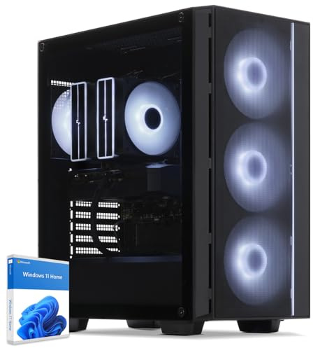 Sedatech Gaming PC • RX 9070 XT | AMD Ryzen 5 7500F | 32GB DDR5 | 2TB SSD M.2 | WLAN 6E | BT 5.3 | Win 11