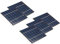 sourcing map 5Pcs 7V 120mA poly module de panneau solaire bricolage pour chargeur de téléphone 110mmx110mm
