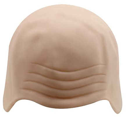 OTOTEC Thick Bald Skin Head Skull Wig Cap Fancy Dress Cosplay Hat - Skin