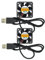 ANVISION 2-Pack 40mm x 10mm 4010 Dual Ball Bearing DC 5V USB Brushless Cooling Fan, YDM4010B05