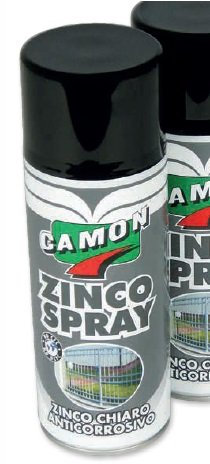 CAMON serie 500135 Zinco Spray Zincante antiruggine protettivo chiaro 400 ml
