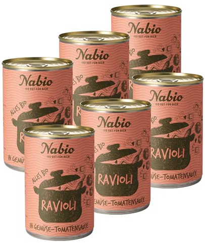 NABIO Ravioli in Gemüse-Tomatensoße, 400 g
