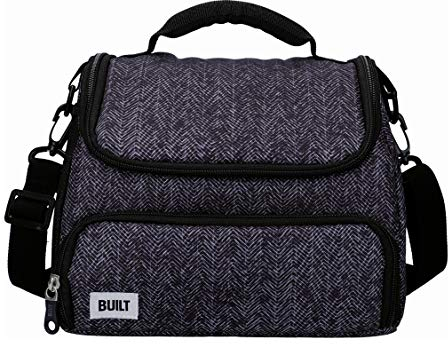 BUILT Borsa Termica per Il Pranzo con Design The Professional, Poliestere Eva, Nero, M