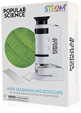POPULAR SCIENCE - Mini-Magnum Pocket Handheld Microscope for Children
