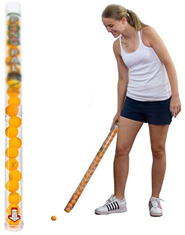 HJJH Tischtennisball Collector Picker, Ping-Pong Ball Collector Ping Pong Ball Picking Tischtennis, bis 85cm Lange Schlauch-Ping Pong Ball Verlesetisch