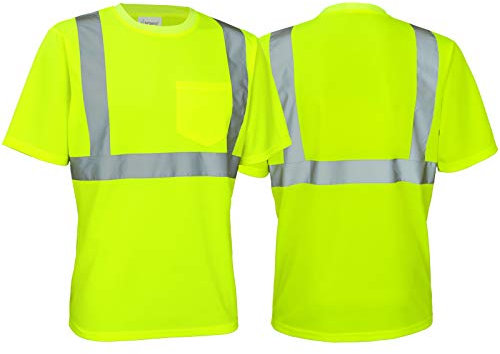URG Warn T-Shirt Warnschutz Shirt Hi-Viz Kurzarm gelb orange Safestyle (TR (L)