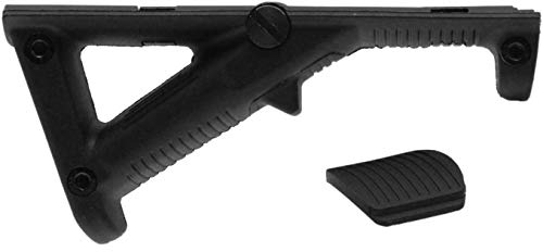 VIKING GEAR Airsoft Angled Fore Grip/Foregrip - schwarz, für Weaverschienen (20-23mm), Waffengriff Railcover Black