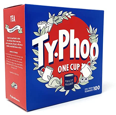 6 TY-PHOO ONE Cup 100 Tea Bags
