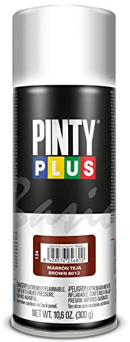 PINTYPLUS Pintura en Spray Basic 520cc Teja 8012, 400ml-520cc