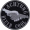 Aufnäher ACHTUNG BLEIB COOL Aufbügler Biker Patch zum annähen Bügelbild Heavy Metal Sticker Waffen | Pistolen Hände Applikation für alle Stoffe 80x80mm
