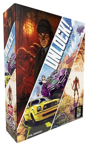 Space Cowboys – Unlock!: Legendary Adventures – UNbox Now – Kartenspiel für Gesellschaft – Escape Game – ab 10 Jahren – 1 bis 6 Spieler – 60 Minuten - Französische Sprache