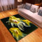 Chickw1 Teppich Wohnzimmer Moderne 3D Fisch Muster, Weiche Flauschig Antirutschunterlage Kurzflor Fläche Teppiche für Kinderzimmer Schlafzimmer Outdoor Küche Schlafzimmer (Karpfen,120x160cm)