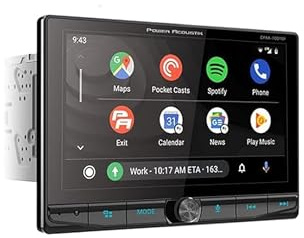 Power Acoustik CPAA-70D10F Apple Car Play - Android Auto Double Din Car Stereo Receiver, 10.6 Floating Multimedia Receiver, Touchscreen DVD Auto Radio