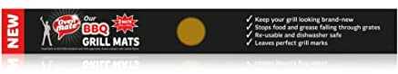 Oven Mate OM BBQ Grill Mats (2) - Non-Stick Reusable Mats | Ultimate Grilling Companion