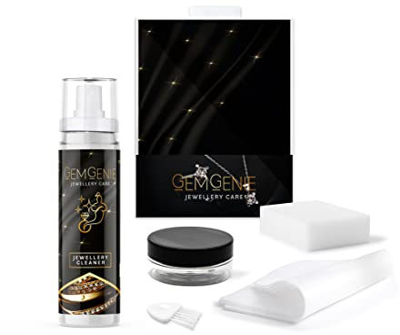 GemGenie Jewellery Care Cleaning Kit | for Gold, Silver, Platinum & Fine Dress | Gentle Cleaner That Restores Shine & Sparkle