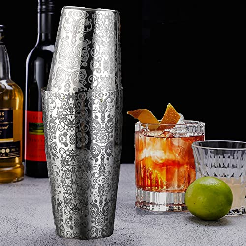 Dasing Cocktail Shaker Boston Shaker en Acier Inoxydable 304 Barra de Ferramentas CréAtion Gravure