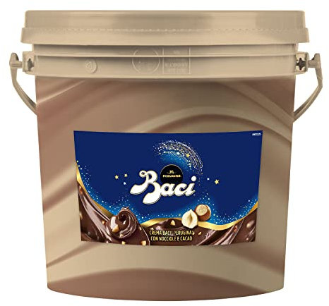 BACI PERUGINA PROFESSIONALE Crema Spalmabile con Granella di Nocciole, Secchiello 3kg