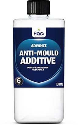 HQC Anti-Mould Additive 100ml Concentrate to Make 5L of Emulsion, Vinyl, Silk or Matt Paint