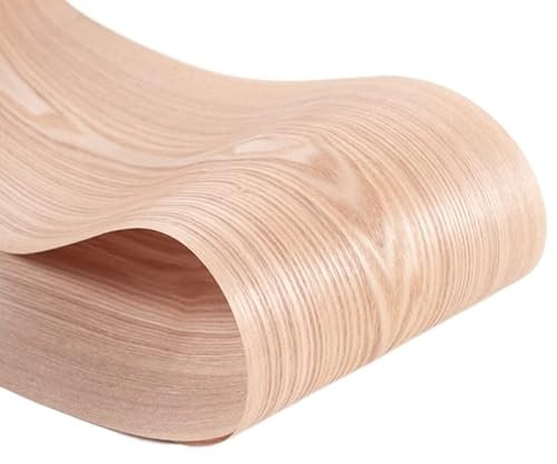 SLOYCA 1 Rolle natürliches mandschurisches Eschenfurnier dünnes Holz massiv handgefertigt DIY Lautsprecher Gitarre Musikinstrumente Machen Möbel