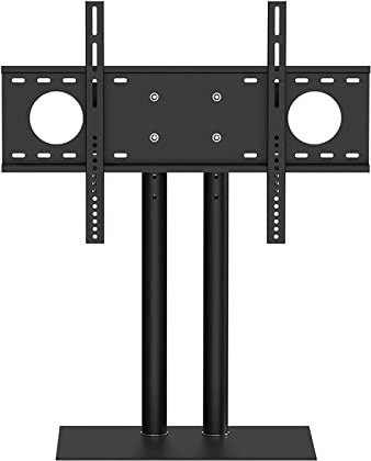 GGZONE Meuble TV Universel, Support TV de Table, Support TV de Table pour téléviseurs LED LCD de 37 à 70 Pouces, Base en métal Robuste, Peut contenir jusqu'à 100 kg/220 Livres d'écrans Beautiful