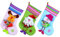 Wuuooei Weihnachtsstrumpf Personalisiert 3pcs Nikolausstiefel Deko Weihnachtsstrümpfe für Kamin Nikolausstrumpf zum Befüllen Hängende Strümpfe für Weihnachtsdeko Socken Geschenktüte Süßigkeitenbeutel