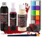 Halloween Kunstblut & Latexmilch Makeup Set, Modellierung Narbe Wachs mit Spatel Werkzeug, Schwamm für Halloween Partys, Kostümfeste, Karneval, Vampir, Zoombie