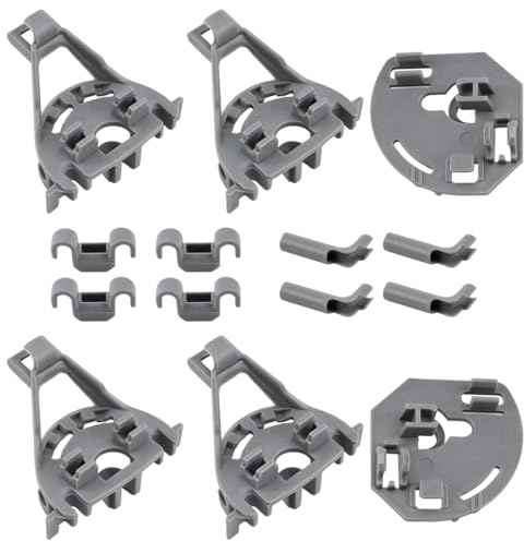 Dishwasher Lower Bottom Basket Plate Rack Clips To Fit Siemens 00418675
