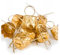 10X GANCIO 10mm DORATO PER PALLINE ALBERO DI NATALE ciondolo oro appendere palle