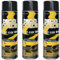 Deco Color 3er Sparpack ACRYL CAR LINE SCHWARZ GLANZ RAL 9005 in 500ml - Lackspray für z.B. KFZ, Auto, Motorrad, Alufelgen, Stahlfelgen uvm. (3 Dosen 500ml Schwarz GLANZ)