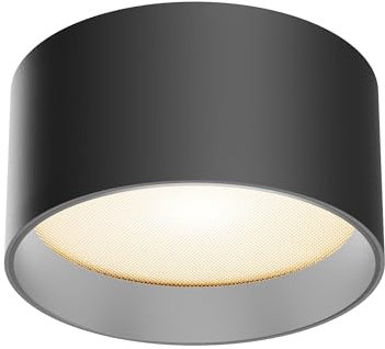 Maytoni Moderne Deckenstrahler Vega LED incl. Schwarz aus Aluminum Energieeffizient 15W für Küche, Schlafzimmer, Wohnzimmer, Esszimmer, Lobby
