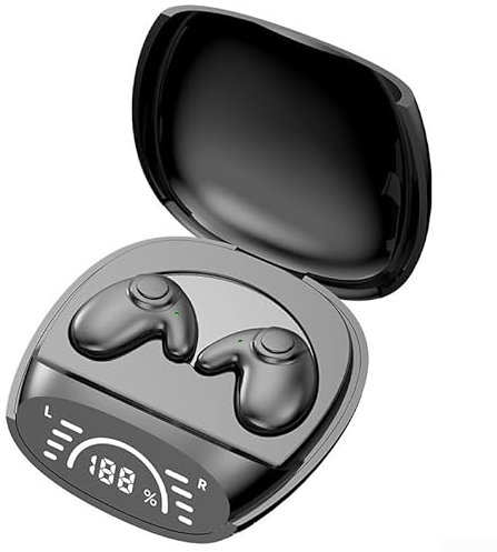 Auriculares para dormir discretos y cómodos, tecnología mejorada de cancelación de ruido (negro)