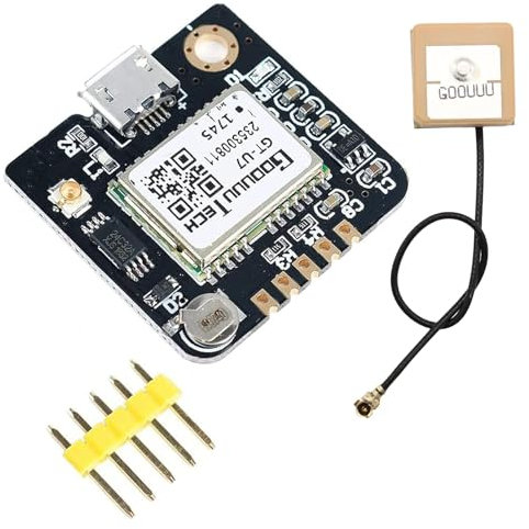 GT-U7 GPS Modul,3.6V-5V,Kleiner GPS Empfänger,Niedriger Stromverbrauch Hohe Empfindlichkeit mit GPS Satelliten-Mikrocontroller NEO-6M für Arduino EEPROM.