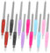 12 lime per unghie 2 in 1, set di lime per unghie a doppia testa, in acciaio inox, professionale, lato fine, in metallo, per manicure, pedicure
