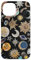 iPhone 15 Celestial Moon Art Charm Collage Vintage Mosaic Aesthetic Case