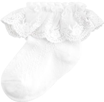 NEXT Baby Mädchen Feierliche Spitzenshorts 1er-Pack Weiß 15