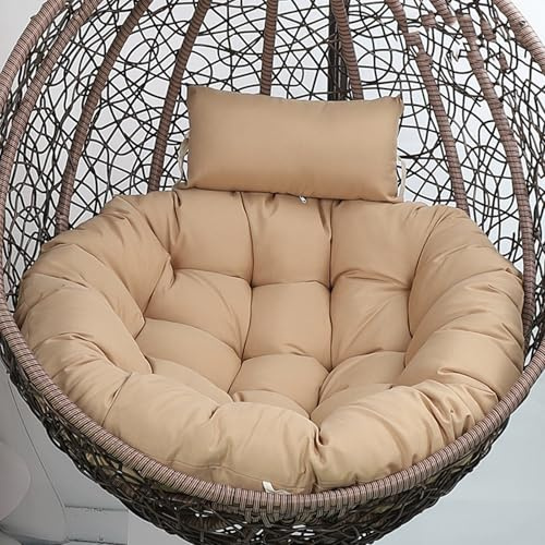 Aocase Hängesessel Kissen Sitzkissen für Hängeschaukel Polster XXL Rundes Sitzkissen 120 cm Extra Bequeme Stuhlauflage für Stühle Indoor Outdoor Abnehmbar Maschinenwaschbar, rutschfest,No15,110cm