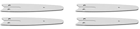 Htuygyjaw 4 Pieces 4 Inch Mini Chainsaw Guide Plate Replacement Guide Bar for 4 Inch Electric Chainsaw Parts Accessories
