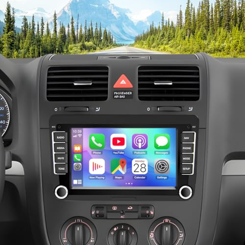 Android 13 Autoradio für Skoda Roomster 2006-2015 mit kabellosem Carplay | 2+32G 7 Zoll Touchscreen Auto Stereo Display Player Radio GPS Navigation Head Unit mit Android Auto RDS WLAN Rückfahrkamera