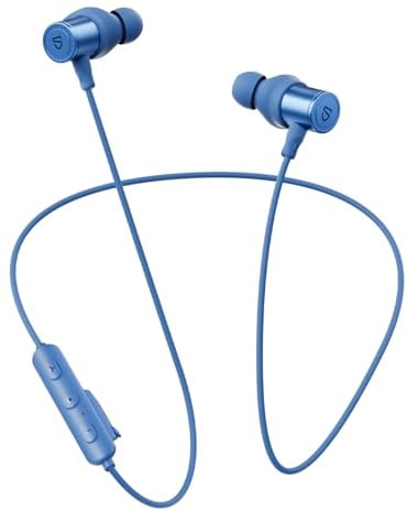 SoundPEATS Q40HD Cuffie Bluetooth 5.3 In-Ear, Audio LDAC Hi-Res, Impermeabili IP67, 20 Ore Autonomia, Cuffie Sportive da Collo, Ricarica Rapida, Design Magnetico, EQ Dinamico