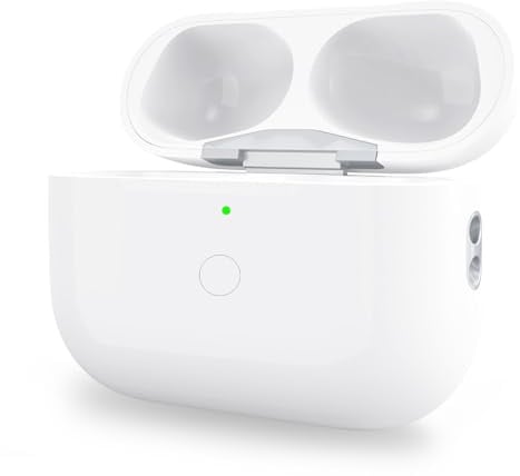 Kabellose Ladecase Kompatibel mit Air Pods Pro 1st und 2nd Generation, Charging Case mit Bluetooth Pairing Synchronisierungstaste für Air Pods pro 1/2 Neueste