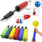 WarehouseShop WSS – Pompe à main légère pour ballon de gym, ballon d'exercice, sauteur gonflable, cheval rebondissant, bouée de natation pour enfants