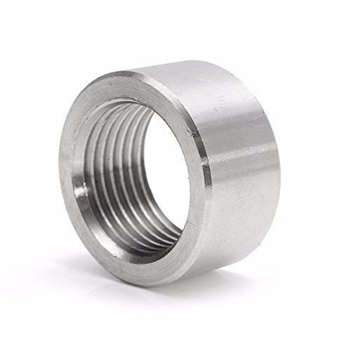 M18X1.5 Runde Sensormutter Gewinde Edelstahl Auspuffrohr Basis Sauerstoffoxid Sensor Mutter