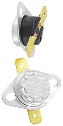 Aexit 2 x Interruptor de control de temperatura Termostato 85 grados Celsius (model: D1191IIIVII-5385EI) Normal Cerrar KSD301
