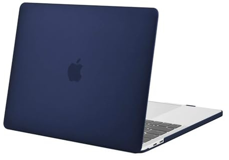 MOSISO Kompatibel mit MacBook Pro 13 Zoll Hülle M2 M1 2026 2025 2024-2016 | Ultradünne, Kunststoff Hartschale für MacBook Pro 13 Hülle A2338 A2289 A2251 A2159 A1989 A1706 A1708, Navy Blau